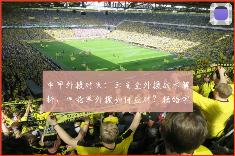 中甲外援对决：云南全外援战术解析，申花单外援如何应对？杨皓宇吴启鹏表现盘点