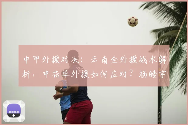 中甲外援对决：云南全外援战术解析，申花单外援如何应对？杨皓宇吴启鹏表现盘点